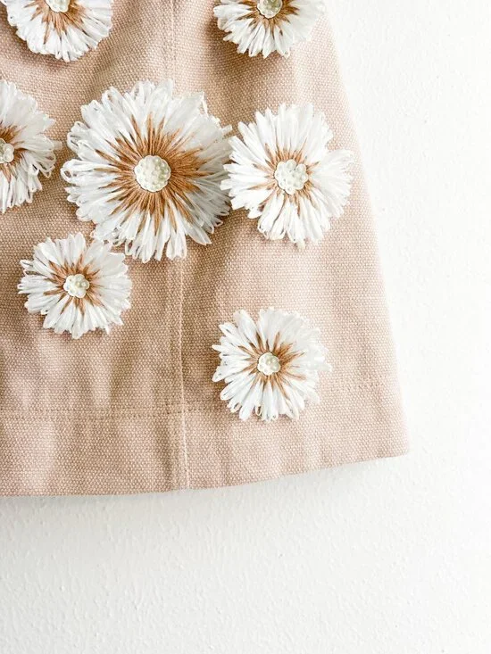 AJE Dorothy Flower Cotton and Linen Mini Skirt SZ 6 - Picture 8 of 12